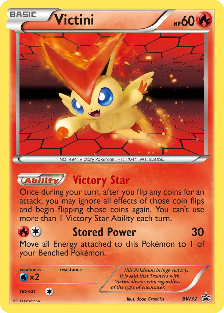 Victini #BW32, BW Black Star Promos