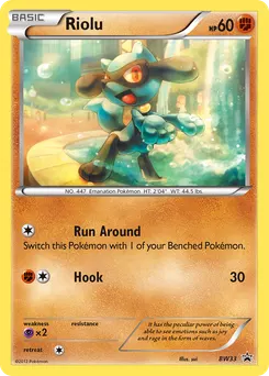Riolu #BW33, Standard