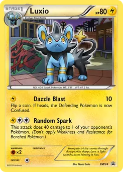 Luxio #BW34, Cosmos Holo-Next Destinies