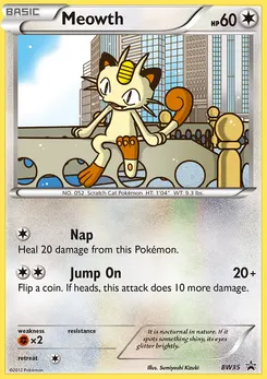 Meowth #BW35, Standard