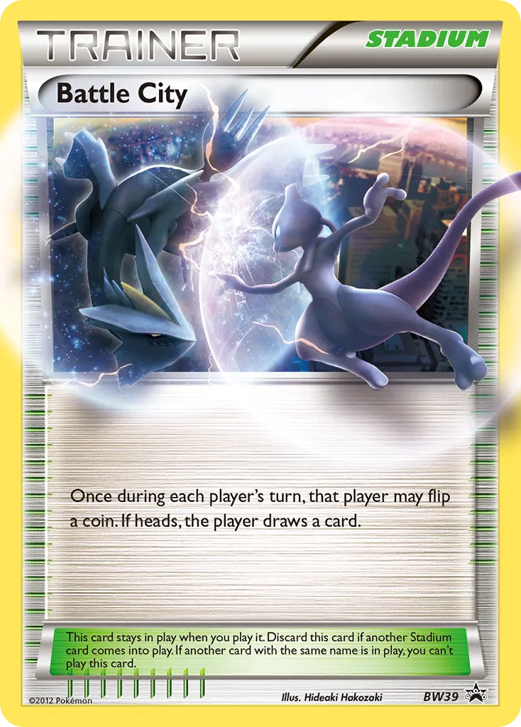 Battle City #BW39, BW Black Star Promos Mewtwo Collection Box