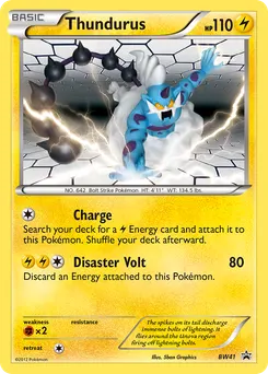 Thundurus #BW41, Reverse Foil