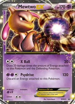 Mewtwo-EX #BW45, Standard