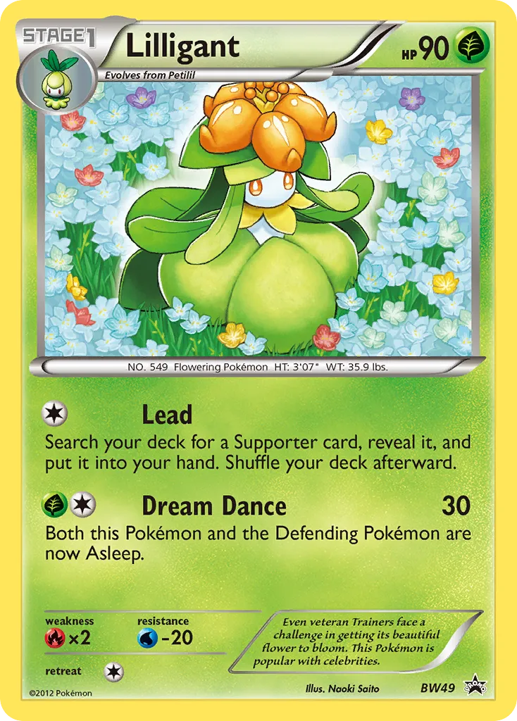 Lilligant #BW49, BW Black Star Promos