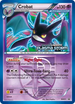 Crobat #BW51, Plasma Storm-Staff