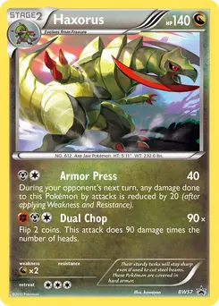 Haxorus #BW57, Standard