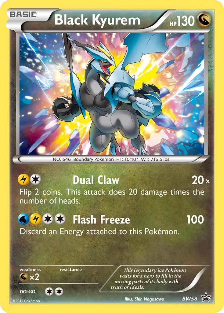 Black Kyurem #BW58, BW Black Star Promos