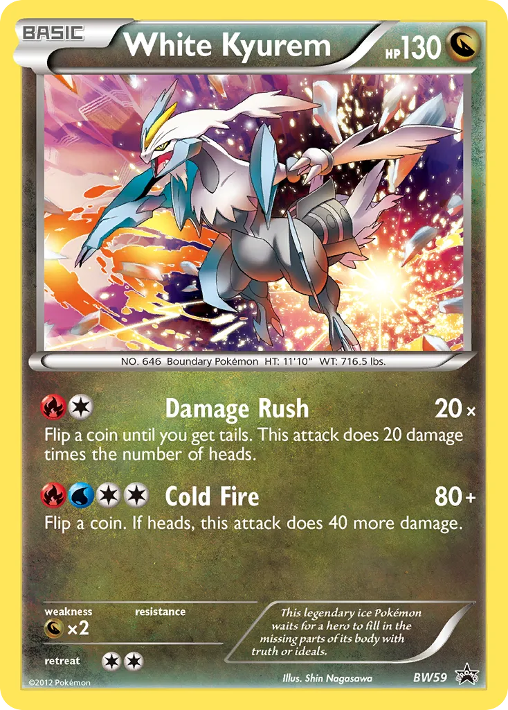 White Kyurem #BW59, BW Black Star Promos White Kyurem Box