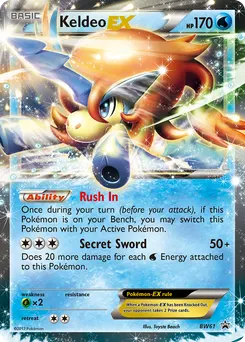 Keldeo-EX #BW61, Standard