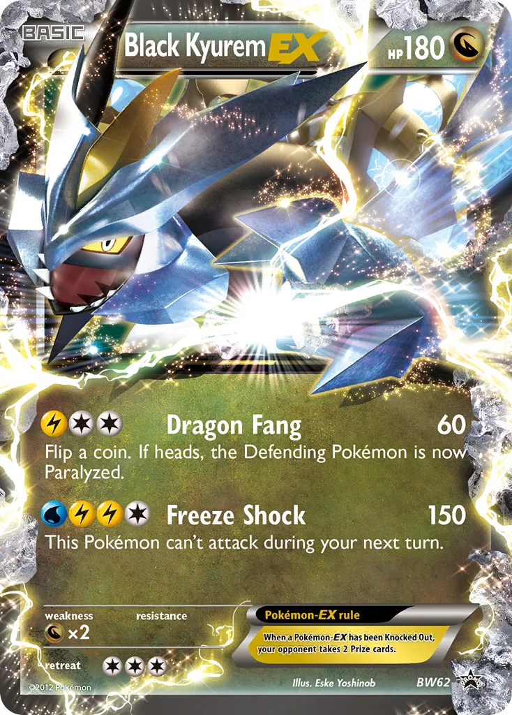 Black Kyurem-EX #BW62, BW Black Star Promos