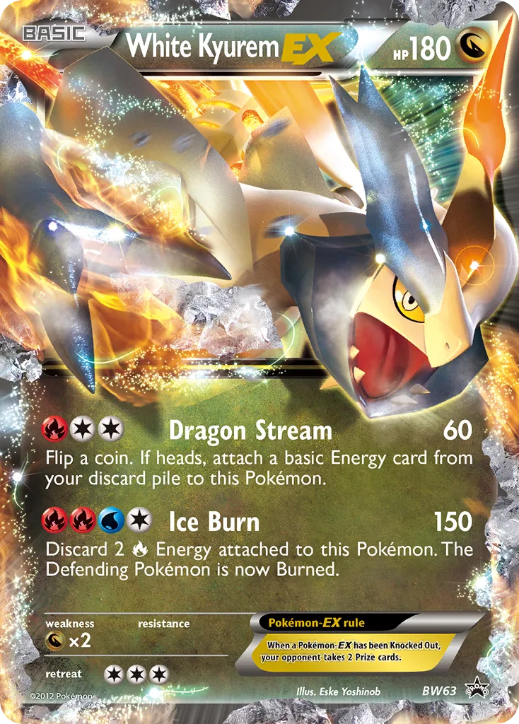 White Kyurem-EX #BW63, BW Black Star Promos