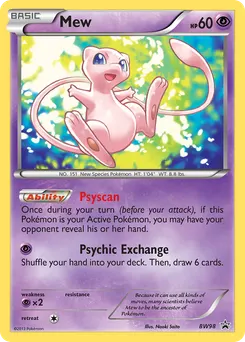 Mew #BW98, Legendary Treasures