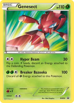 Genesect #BW99, Standard