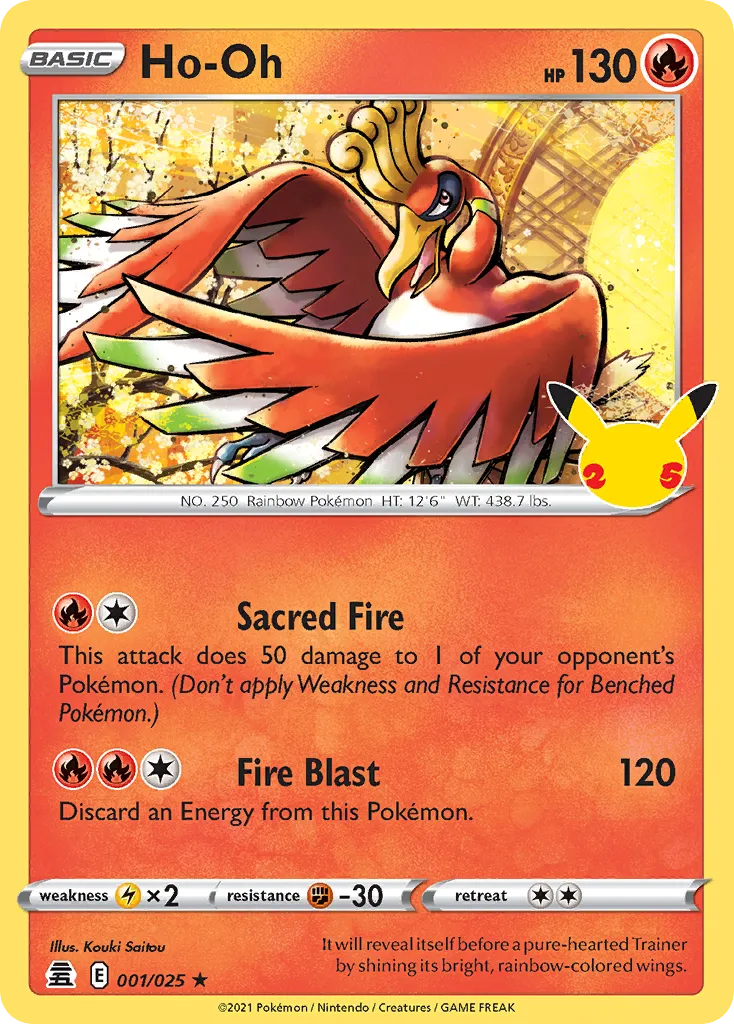 Ho-Oh #1, Celebrations