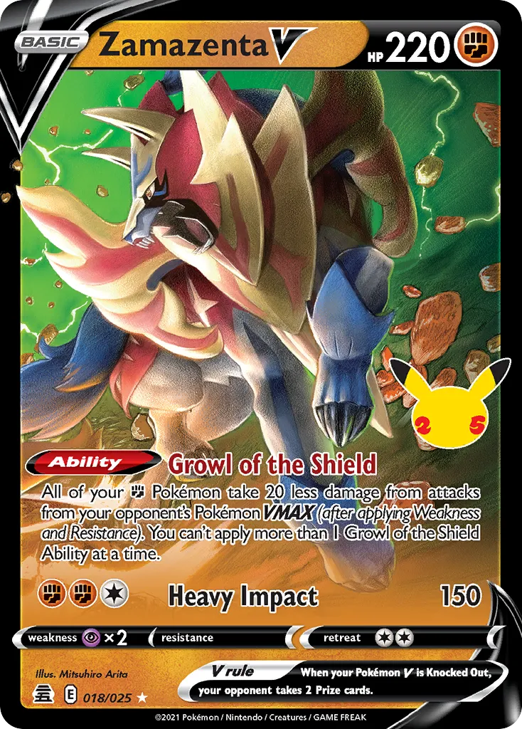Zamazenta V #18, Celebrations