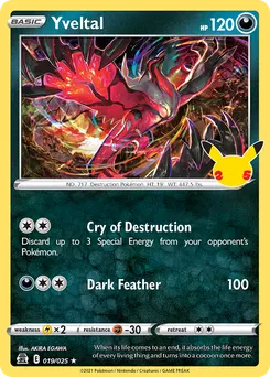Yveltal #19, Standard