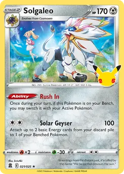 Solgaleo #21, Standard