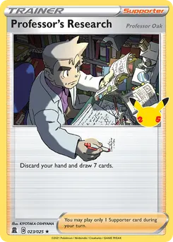 Professor's Research (Professor Oak) #23, Celebrations