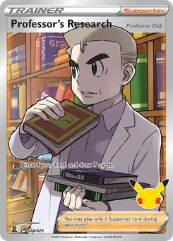 Professor's Research (Professor Oak) #24, Celebrations