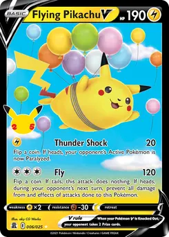 Flying Pikachu V #6, Standard