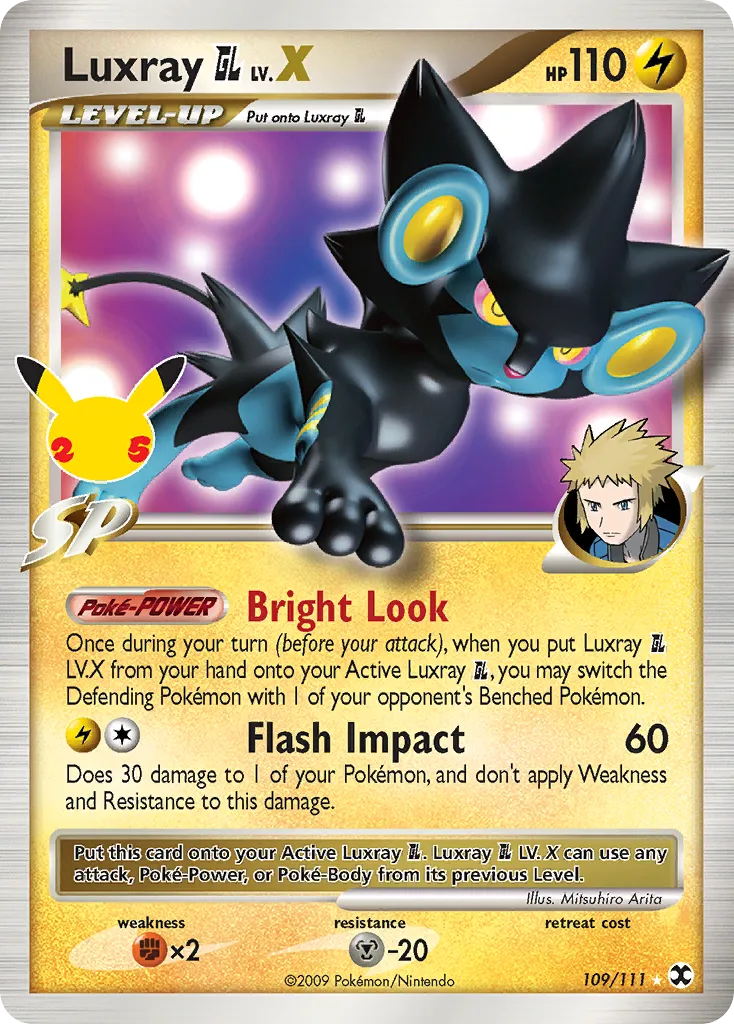 Luxray GL LV.X #109, Celebrations: Classic Collection