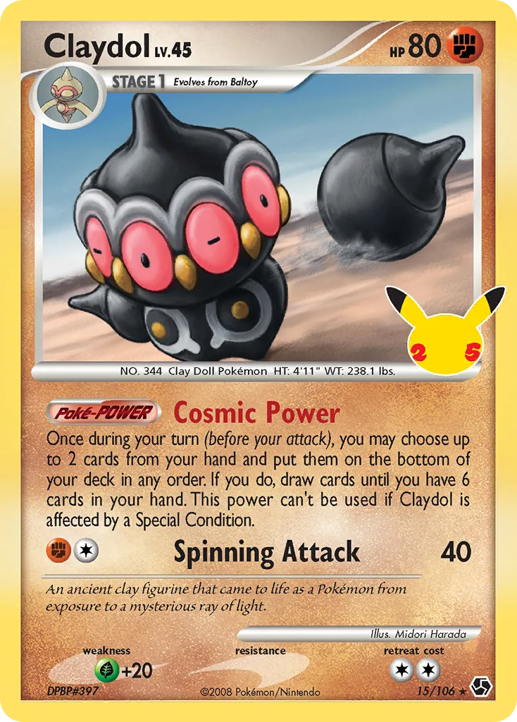 Claydol #15, Celebrations: Classic Collection