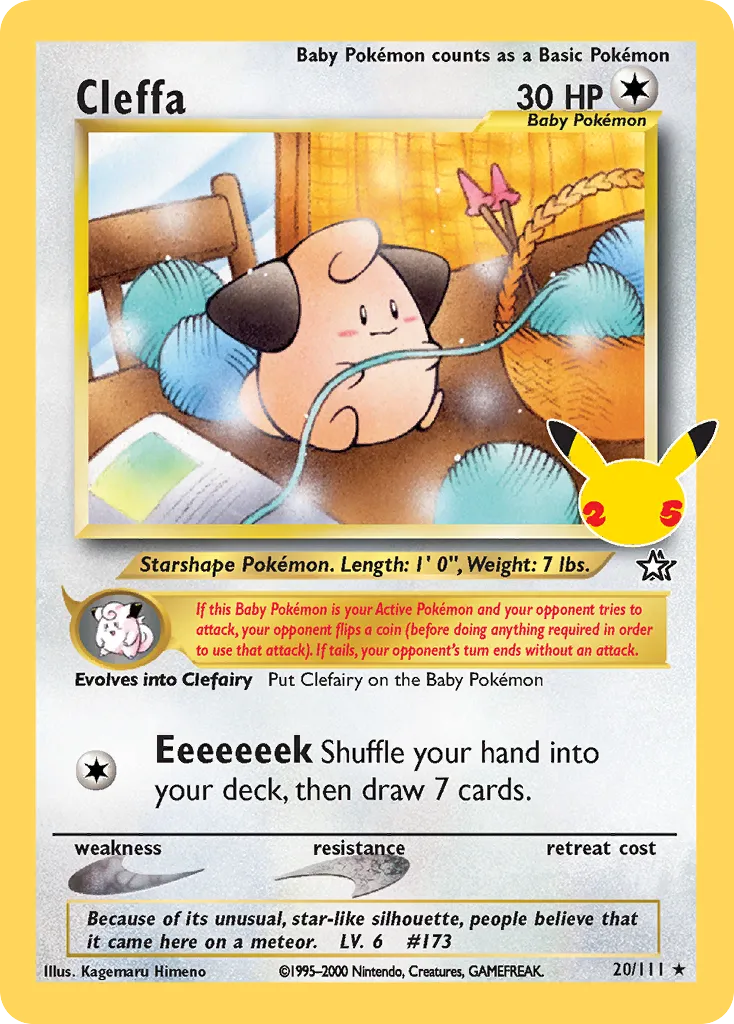 Cleffa #20, Celebrations: Classic Collection