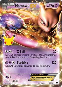 Mewtwo-EX #54, Standard