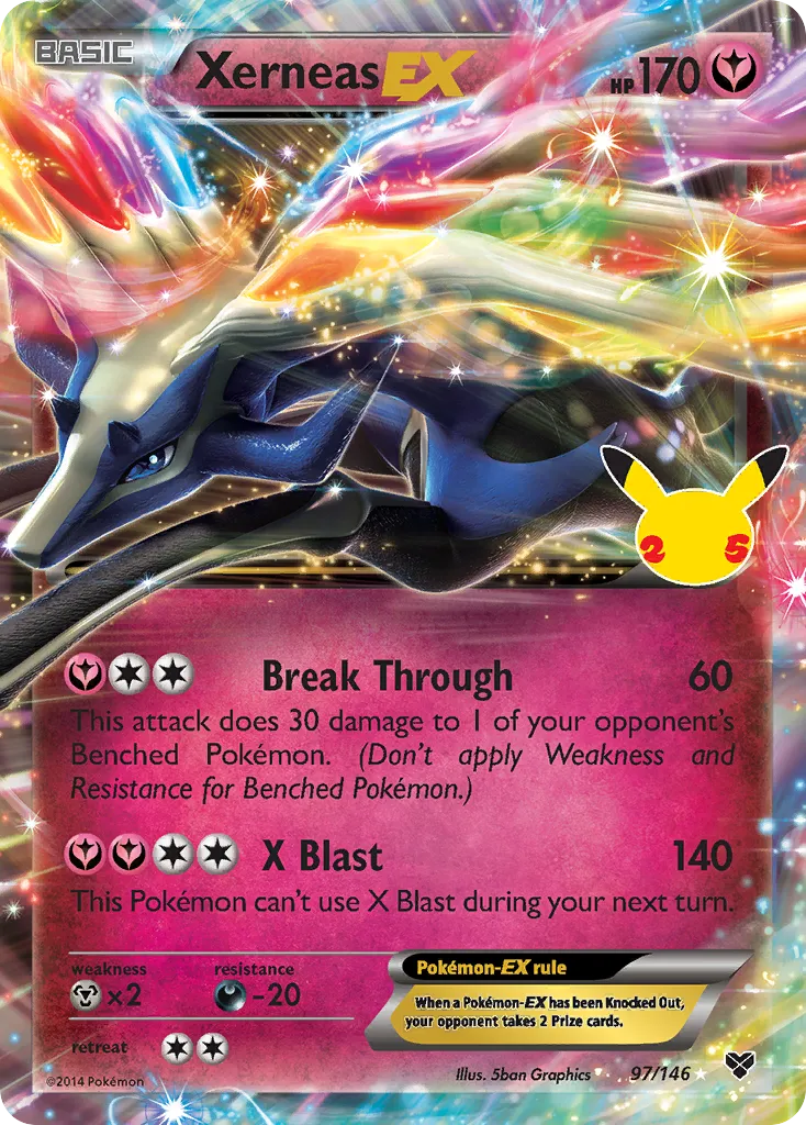 Xerneas-EX #97, Celebrations: Classic Collection