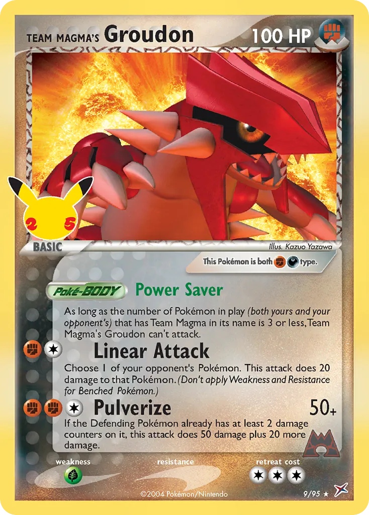Team Magma's Groudon #9, Celebrations: Classic Collection