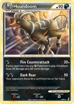 Houndoom #10, Reverse Foil