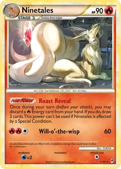 Ninetales #17, Reverse Foil