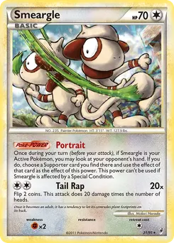 Smeargle #21, Reverse Foil