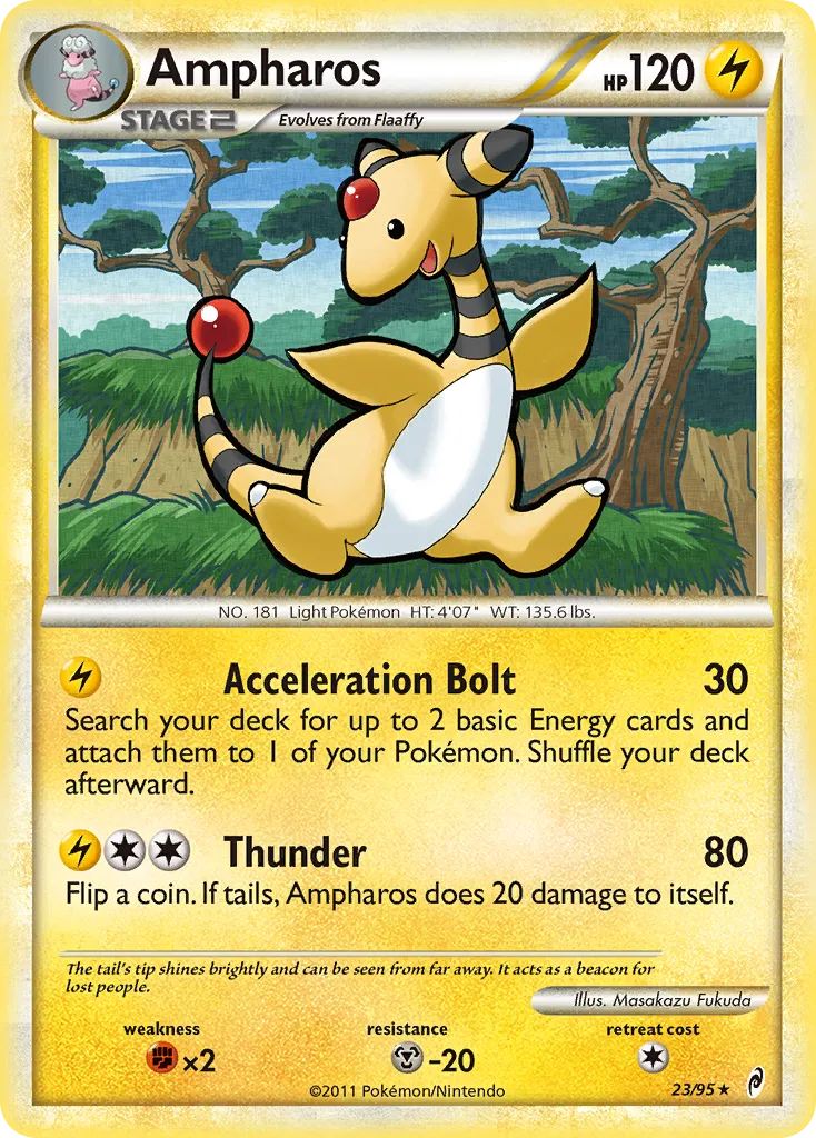 Ampharos #23, Call of Legends