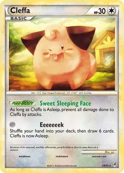 Cleffa #24, Reverse Foil