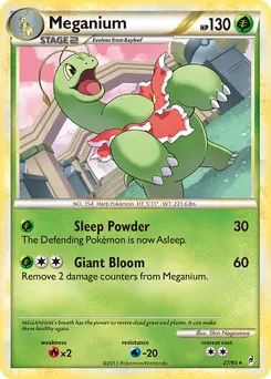 Meganium #27, Reverse Foil