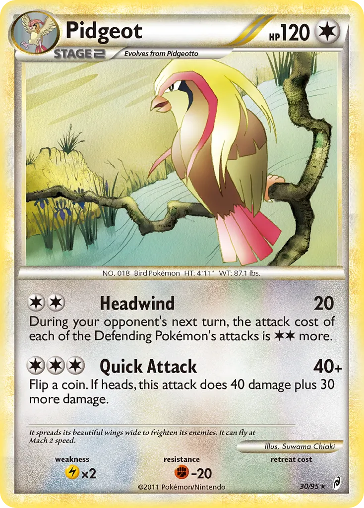 Pidgeot #30, Call of Legends