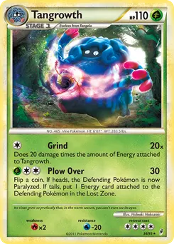 Tangrowth #34, Reverse Foil