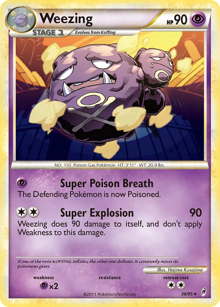 Weezing #38, Call of Legends