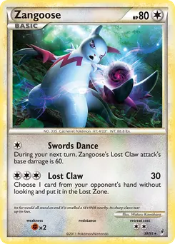 Zangoose #39, Reverse Foil