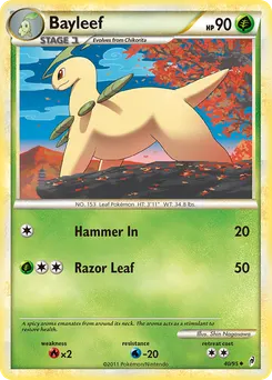 Bayleef #40, Reverse Foil
