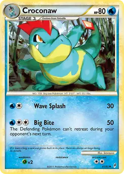 Croconaw #41, Reverse Foil