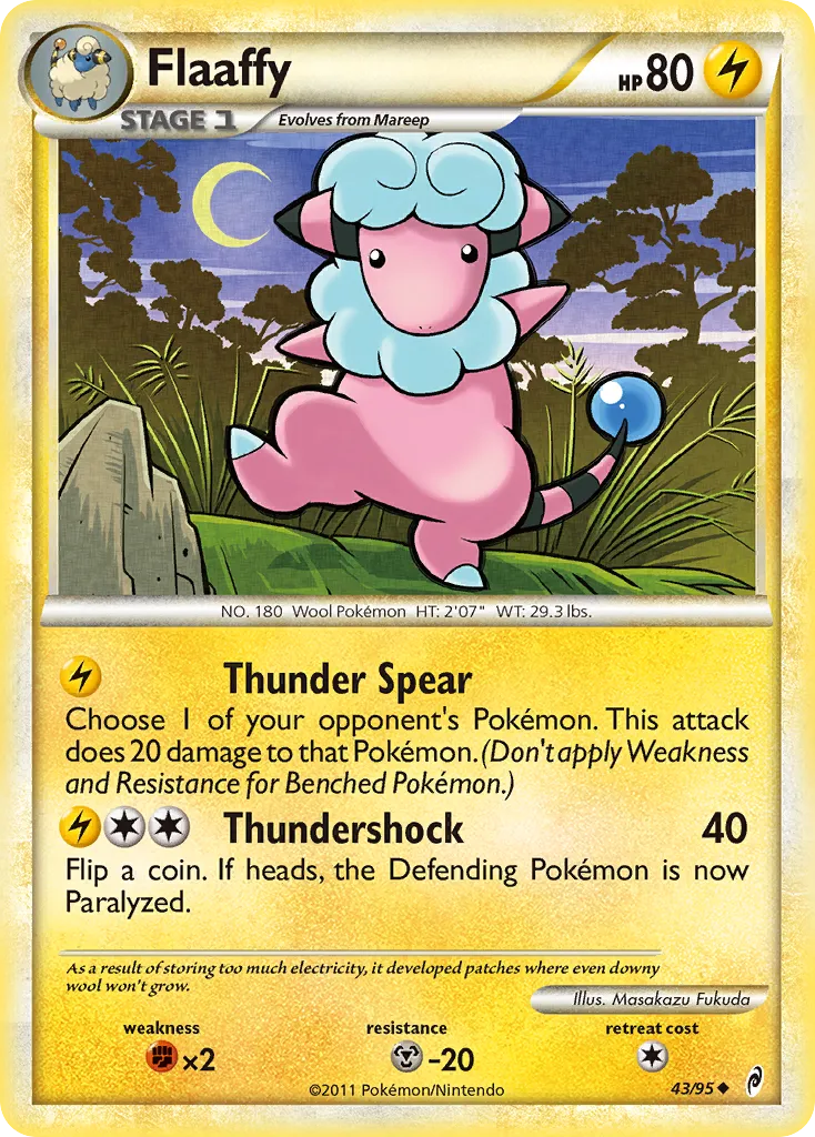 Flaaffy #43, Call of Legends Reverse Foil