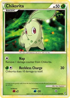Chikorita #53, Reverse Foil