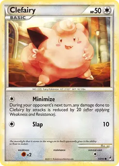 Clefairy #54, Reverse Foil