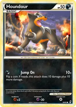 Houndour #59, Reverse Foil