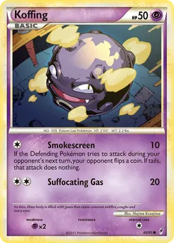 Koffing #60, Reverse Foil