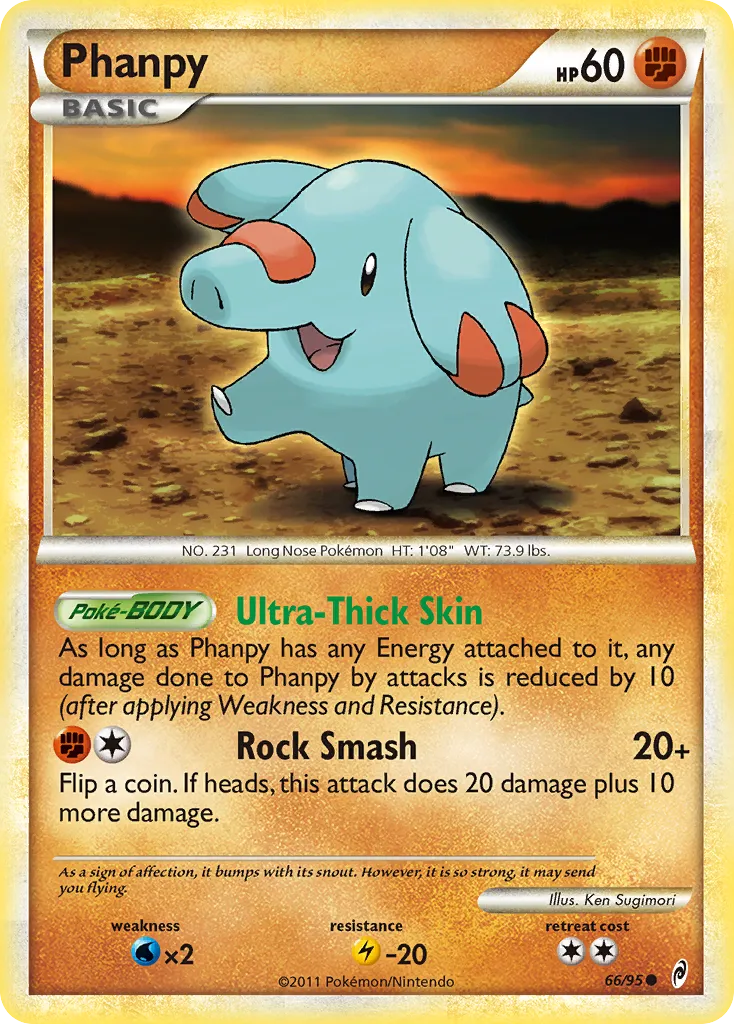 Phanpy #66, Call of Legends Incorrect Spelling Error