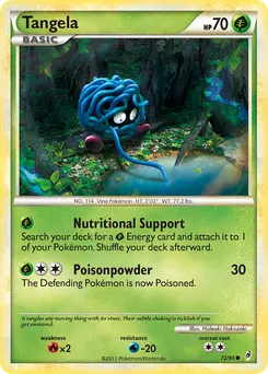 Tangela #72, Reverse Foil