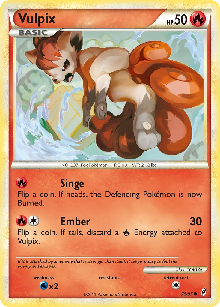 Vulpix #75, Call of Legends